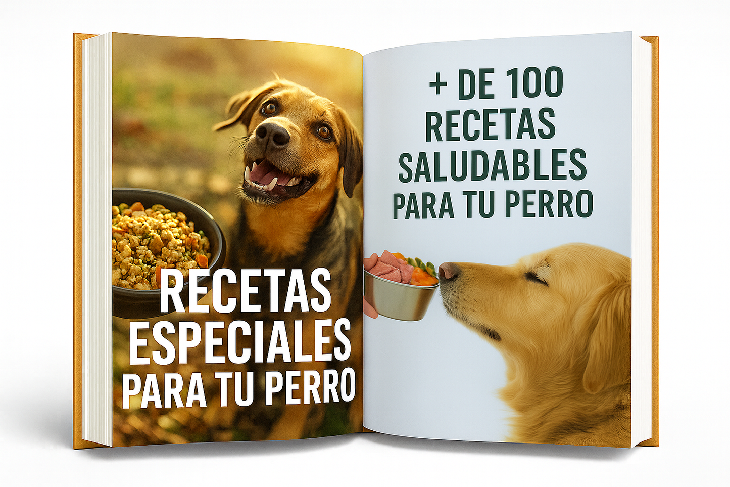 + 100 RECETAS SALUDABLES PARA TU PELUDITO Y 6 BONUS DE REGALO